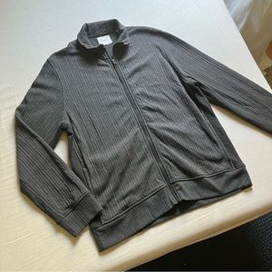 Billy Reid grey long sleeve zip up jacket